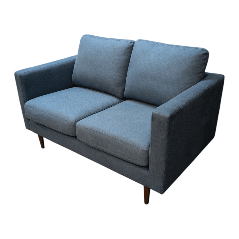 Apricot Hana 2-Seat Sofa Blue - Compact Modern Office Lounge Seating