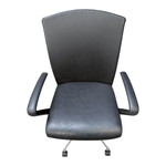 Pre-Owned Gunlocke Black Leather Conference Chair – Premium Executive Seating