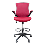 Sunline Ergo Drafting Stool - Red Upholstery | Pre-Owned Ergonomic Drafting Chair