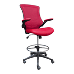 Sunline Ergo Drafting Stool - Red Upholstery | Pre-Owned Ergonomic Drafting Chair