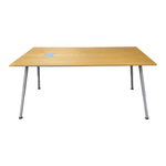 6.5' IKEA Galant Height Adjustable Conference Table with Cable Cut-Out | Pre-Owned Meeting Table