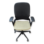 Steelcase Leap V2 Task Chair - Light Sage Green Seat with Black Mesh Back | Pre-Owned Ergonomic Office Chair