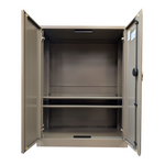 Grey 2-Door Storage Cabinet