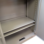Grey 2-Door Storage Cabinet