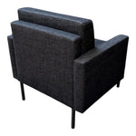 HBF Cityscape Lounge Chair - Black Fabric Upholstery | Pre-Owned Modern Architectural Seating