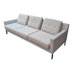 Steelcase Coalesse 3-Seat Sofa Grey | Pre-Owned Office Sofa with High-Density Foam Cushions