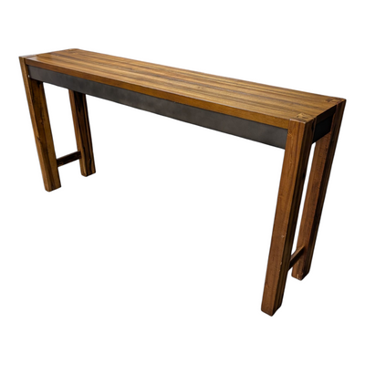 Long Bar Height Wooden Counter Table, 72inX16inX36in