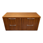 60" x 24" x 28.5" Gunlocke Double Lateral File Cabinet RS260176 | Pre-Owned Office File Storage with Letter and Legal Size Capacity