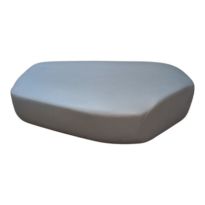 Bernhardt Leather Cocktail Ottoman – Grey