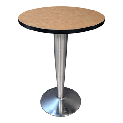 OFS Brown 30 Round Top Bar-Height Table – Parisotto Base, 42" High