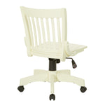 Deluxe Armless Wood Bankers Chair