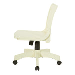 Deluxe Armless Wood Bankers Chair