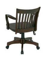 Deluxe Wood Banker's Chair