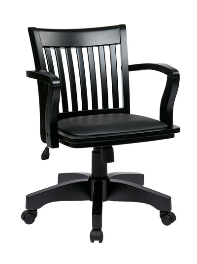 Deluxe Wood Banker's Chair