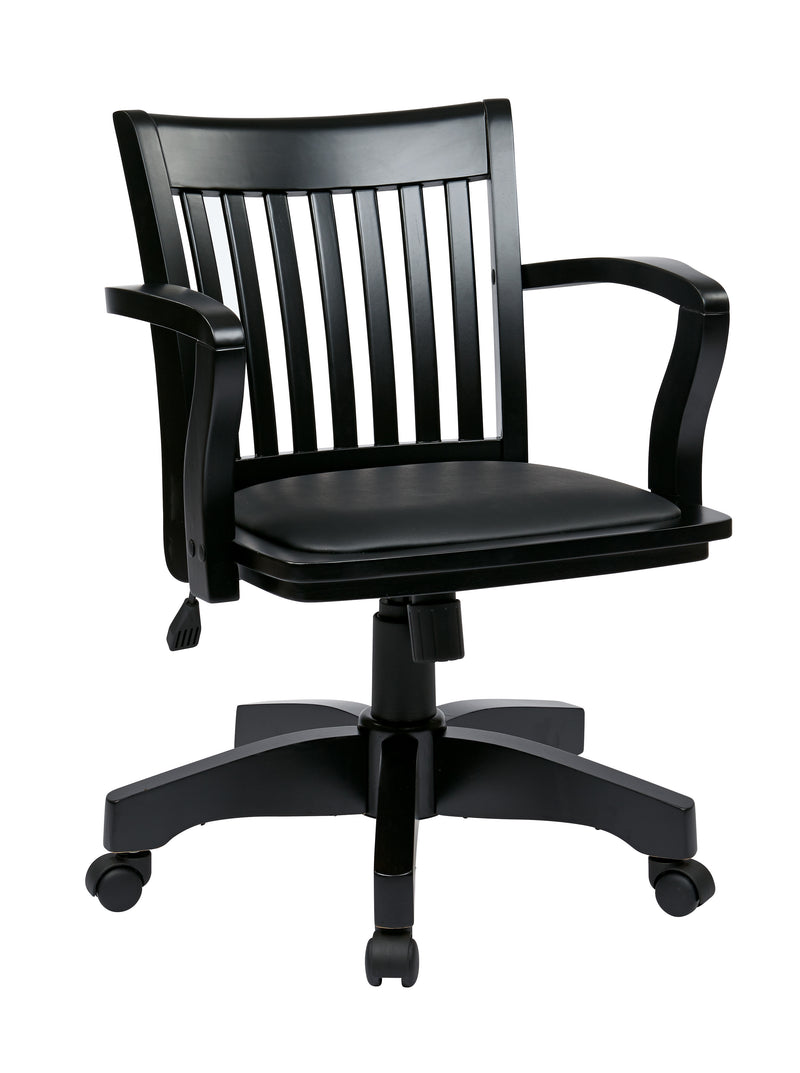 Deluxe Wood Banker's Chair
