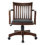 Deluxe Wood Banker's Chair