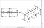 4 person office cubicle