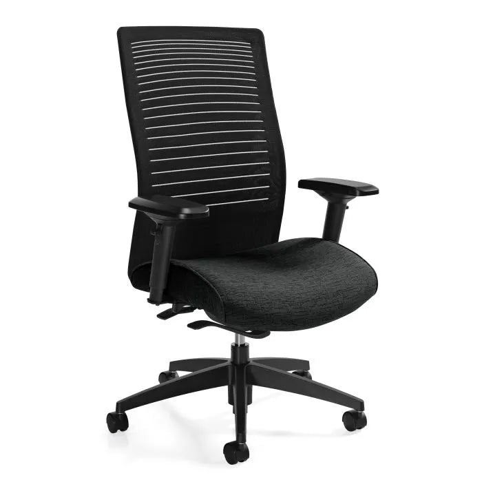 Black Global High Back Task Chair.