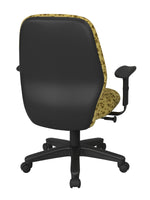 Mid Back 2-to-1 synchro Tilt Chair with 2 -Way Adjustable Soft padded Arms