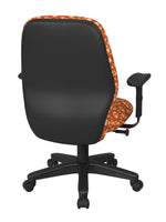 Mid Back 2-to-1 synchro Tilt Chair with 2 -Way Adjustable Soft padded Arms
