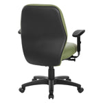 Mid Back 2-to-1 synchro Tilt Chair with 2 -Way Adjustable Soft padded Arms