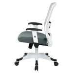 White Frame Managers Chair