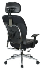 Black Bonded Leather Managers Chair