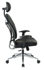 Black Bonded Leather Managers Chair