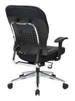 Black Bonded Leather Managers Chair