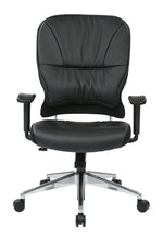 Black Bonded Leather Managers Chair