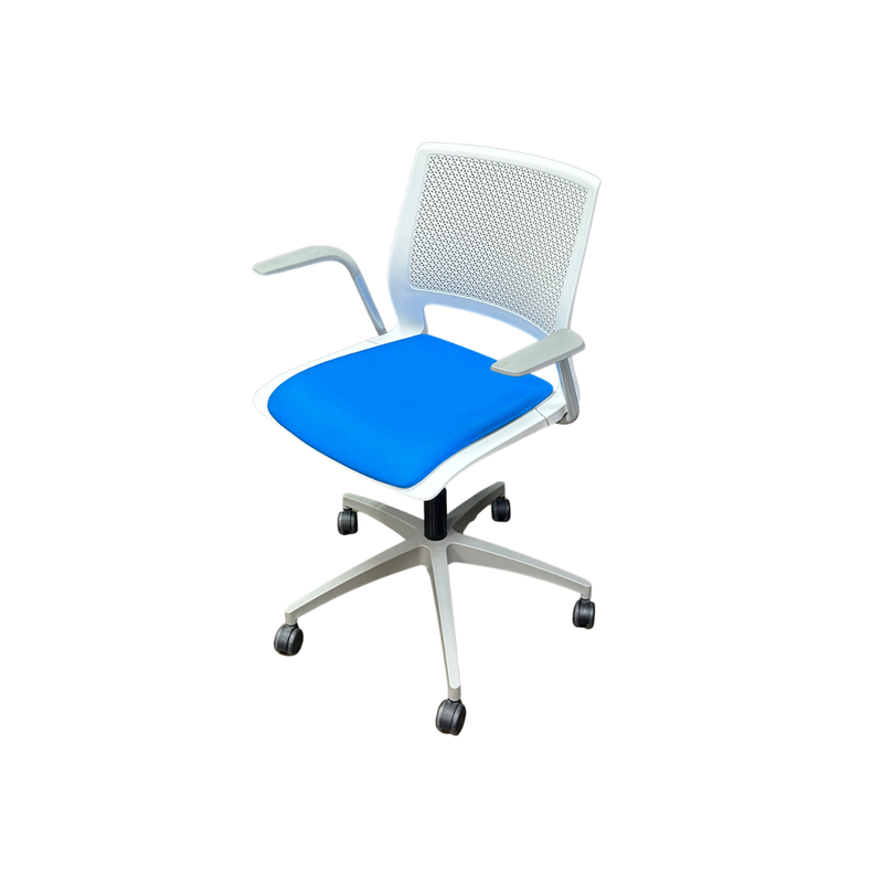 Sit on It Lumin Task Chair - Electric Blue