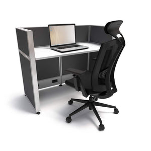 4'x2' x 41" SUNLINE Signature Office Cubicle System | 41" High Workstation with Customizable Colors