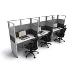 4'x2' x 65" SUNLINE Signature Office Cubicle System | 65" High Workstation with Customizable Colors