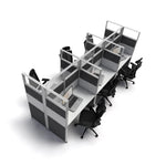 4'x2' x 65" SUNLINE Signature Office Cubicle System | 65" High Workstation with Customizable Colors