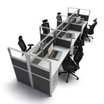 5'x2' x 53" SUNLINE Signature Office Cubicle System | 53" High Workstation with Customizable Colors