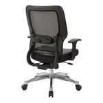 Black Vertical Mesh Back Chair