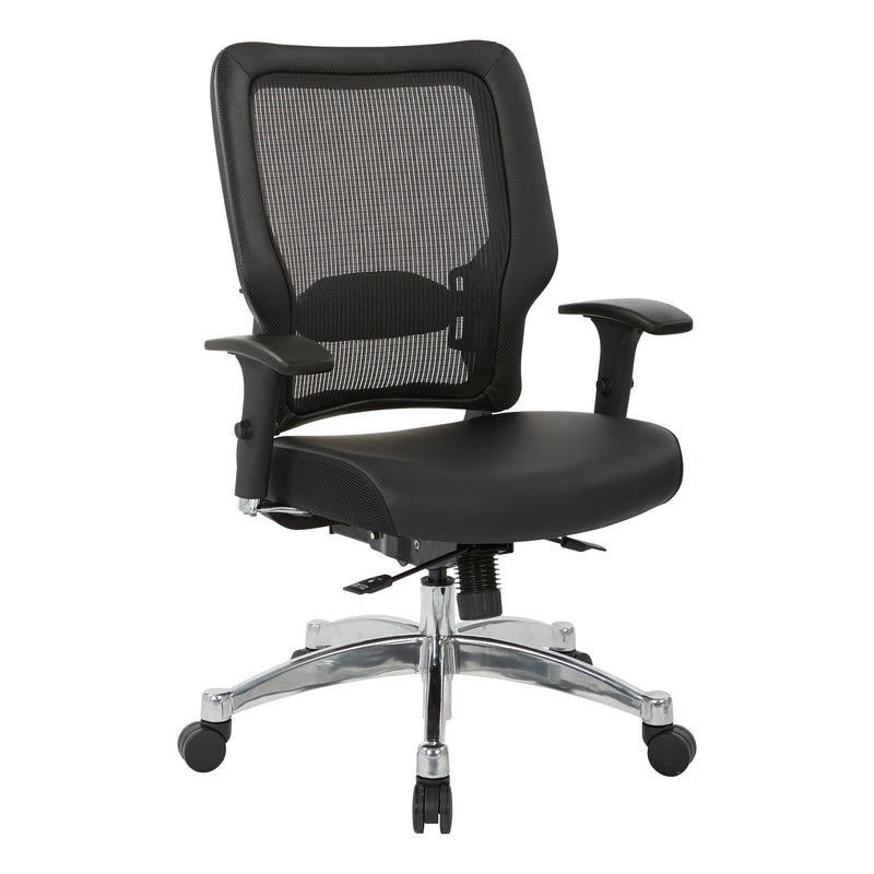 Black Vertical Mesh Back Chair