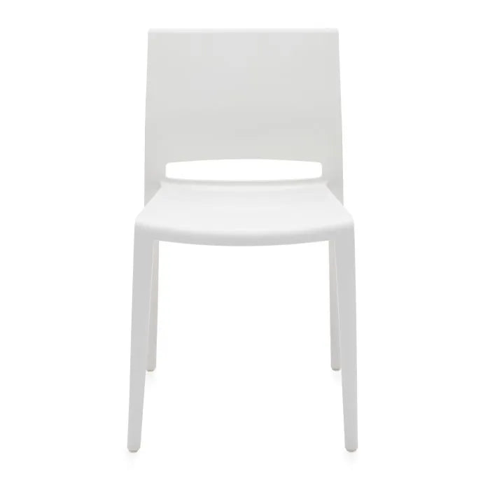 Global Bakhita Side Chair, white.