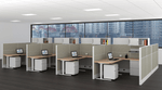 Sixty-Five System Extended Office Layout - 6x7 Premium | 8 Pack with Maximum Workspace