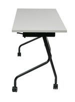 Office Star 4' Black Frame With Grey Top - Multipurpose Table
