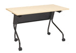 Office Star 4' Black Frame With Maple Top - Multipurpose Table