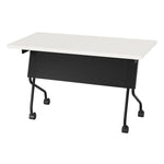 Office Star 4' Black Frame With White Top - Multipurpose Table