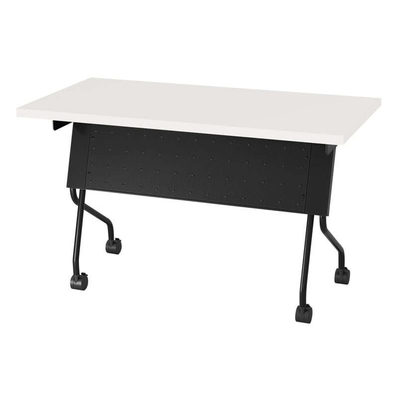 Office Star 4' Black Frame With White Top - Multipurpose Table
