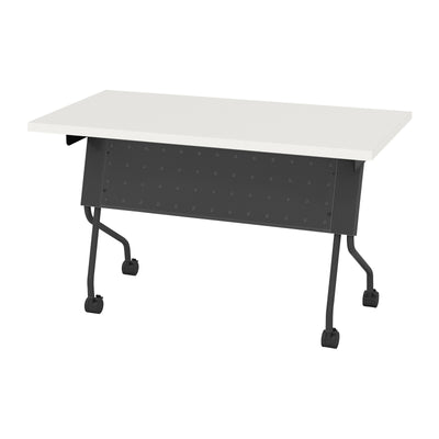 Office Star 4' Titanium Frame With White Top - Multipurpose Table