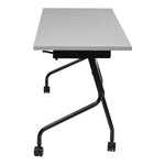 Office Star 5' Black Frame With Grey Top - Multipurpose Table