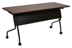 Office Star 5' Black Frame With Mahogany Top - Multipurpose Table