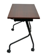 Office Star 5' Black Frame With Mahogany Top - Multipurpose Table