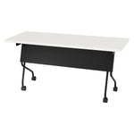 Office Star 5' Black Frame With White Top - Multipurpose Table