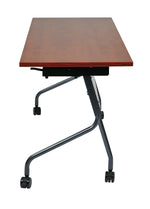 Office Star 5' Titanium Frame With Cherry Top - Multipurpose Table