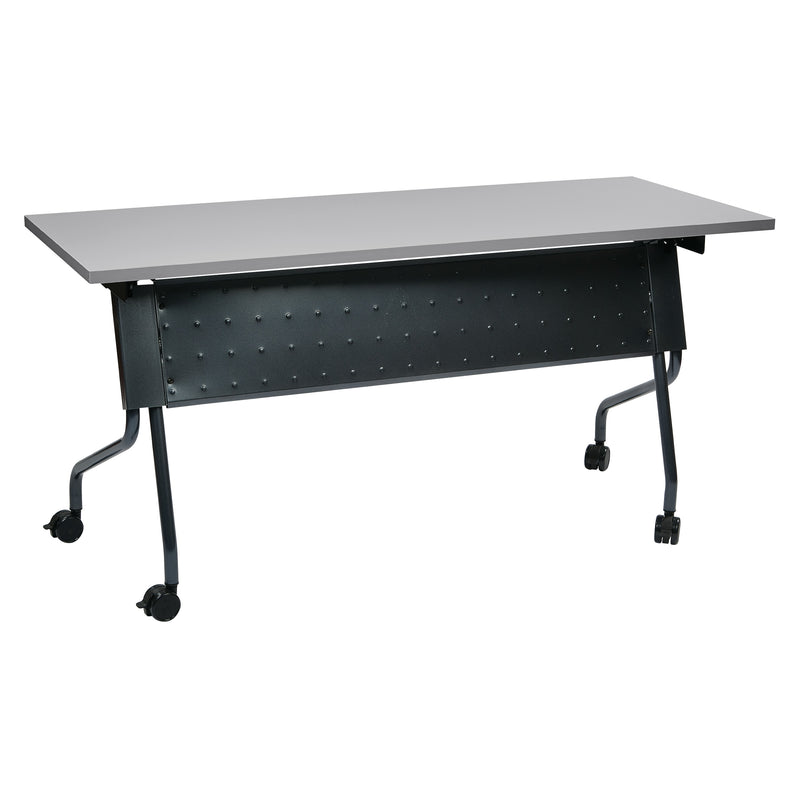 Office Star 5' Titanium Frame With Grey Top - Multipurpose Table